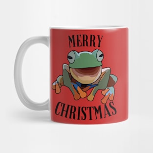 Merry Christmas Frog Mug